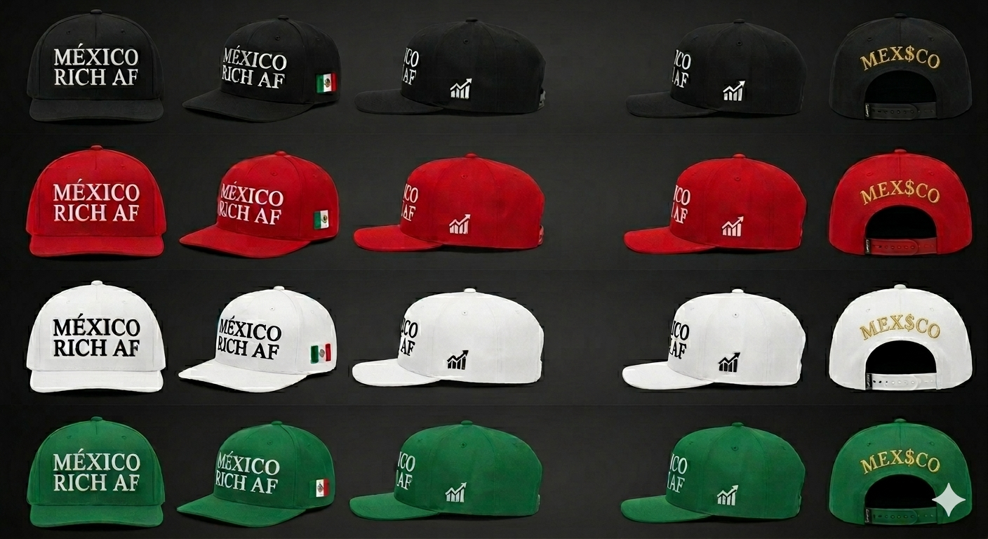 Gorra "México Rich as fuck"